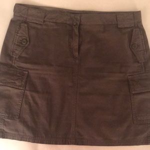 Mini Cargo skirt, Olive Green